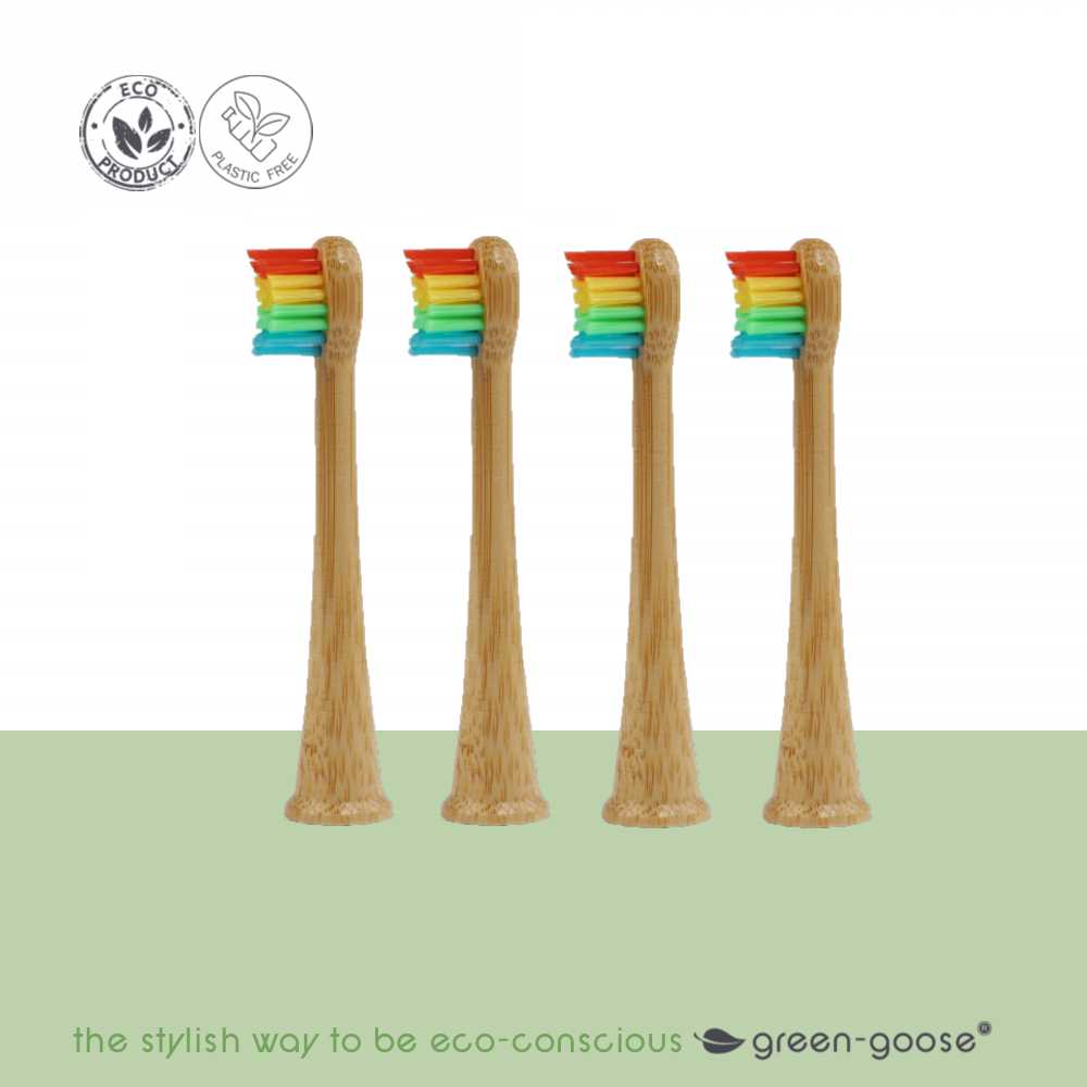 green-goose Philips Sonicare Brush Heads Kids | 4 Pieces | Rainbow green-goose